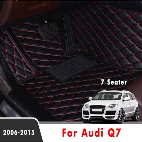 For Audi Q7 2015 2014 2013 2012 2011 2010 2009 2008 2007 2006 (7 Seater) Car Floor Mats Accessories Styling Carpets Protect