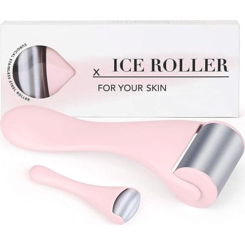 Ice Roller Stainless Steel Facial Roller Cooling Face Roller For Face & Eye Skin Care Beauty Tools Pain Relief Facial Massager