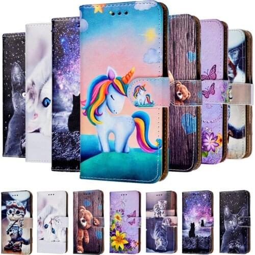 Animal Cute Case For Samsung Galaxy A10 A10S A20S A20E A20 Cover A30 A40 A50 A60 A70 A80 A2 Core Flip Coque Case