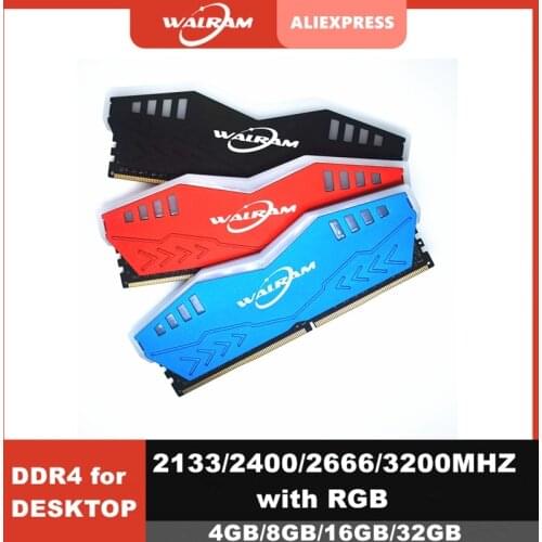WALRAM ddr4 pc4 RAM 8GB 3200MHz RGB PRO DIMM Desktop Memory Support motherboard 8g 16G 2666Mhz 3200mhz 2400mhz 16gb 32gb ram