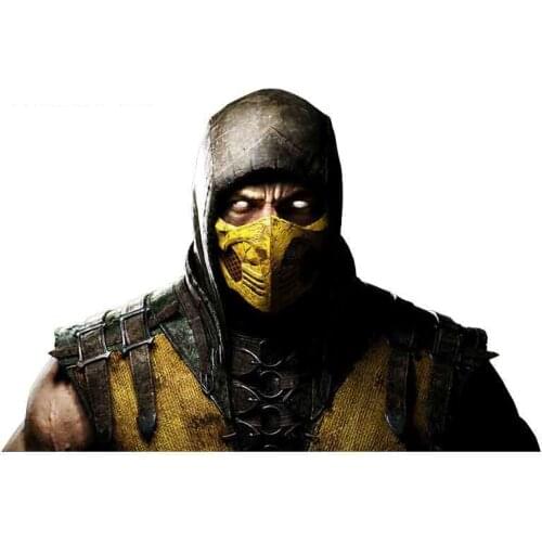 Cartoon Mortal-Kombat Fine Decal Waterproof Funny Graffiti Sunscreen Sticker 3D Car Stickers Van Decoration Apply To Car Window