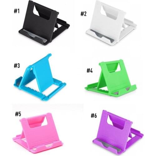 Multi-Angle Universal Adjustable Foldable Cell Phone Tablet Desk Stand Holder Smartphone Mobile Phone Bracket 6 Colors