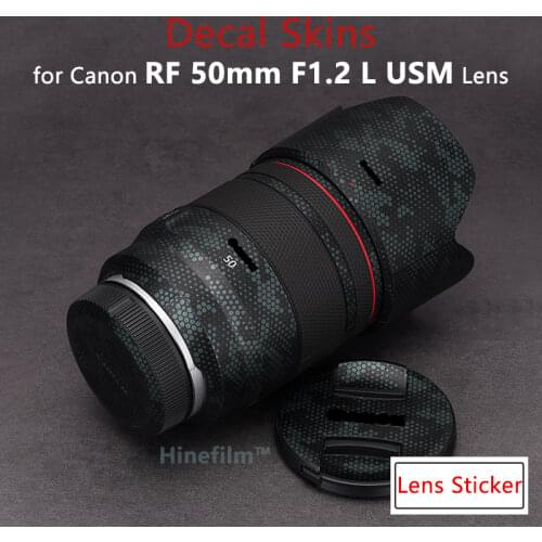 RF50F1.2 Premium Decal Skin for Canon RF50mm F1.2 L USM Lens Protector Anti-scratch Cover Film Wrap Sticker