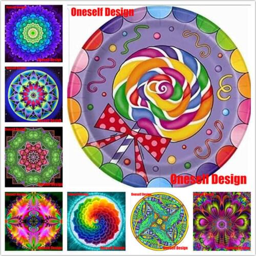 DIY 5D Diamond embroidery Full Square Mandela 5D diamond mosaic Sale Mandela Diy Diamond Painting Full Set rhinestone pictures