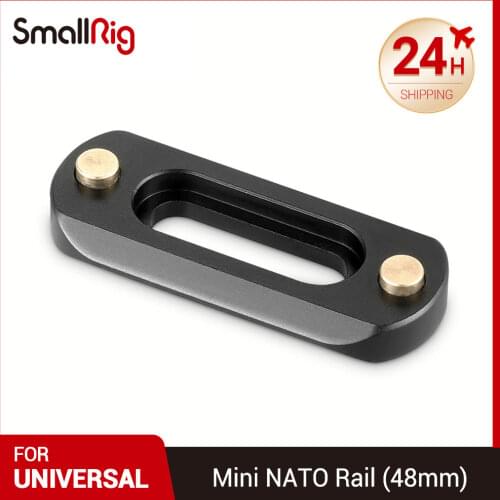 SmallRig DSLR Camera Rig Mini Quick Release NATO Rail (48mm) For EVF Mount Nato Handle DIY Options Light Weight 2172