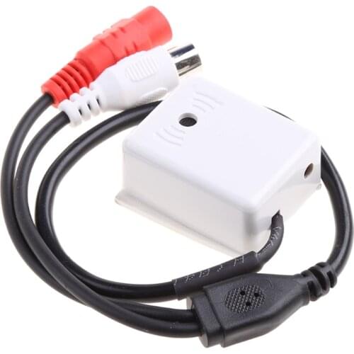 Microphone Pickup Sound Monitoring Device For CCTV Camera Security System