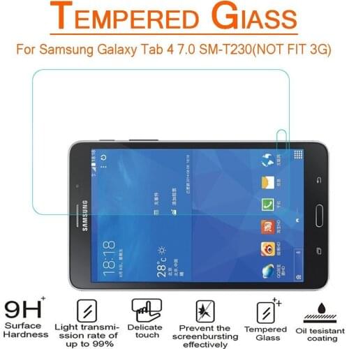 9H 2.5D Safety Package Tempered Glass Screen Protector For For Samsung Galaxy Tab 4 T230 T231 T235 7.0" Safety Protective Film
