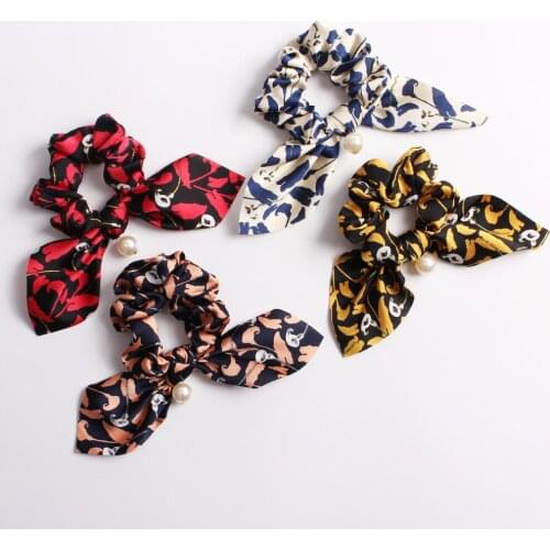 LOVINGSHA Hair Accessories For Ladies Cute Ears Women Hair Tie Fashion Girl Scrunchies Ponytail Hair Female Holder Rope FC164