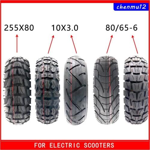 10x3.0 255x80 10x2.50 80/65-6 10 Inch Inflatable Tire for Kugoo M4 Electric Scooter Speedual Grace 10 Zero 10X Electric Scooters