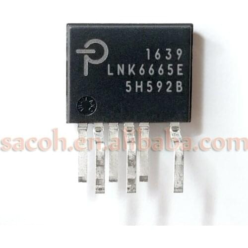 10Pcs LNK6665E or LNK6664E or LNK6663E eSIP-7C High-Power Off-Line Switcher