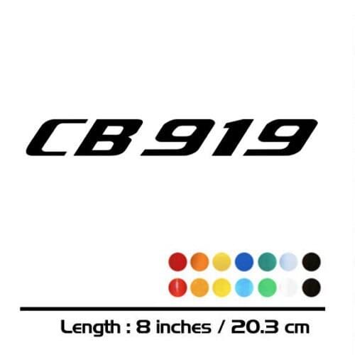 2 X sale Motorcycle sticker bike Fuel tank Wheels helmet fairing Luggage MOTO car accessories reflective decal For HONDA CB919