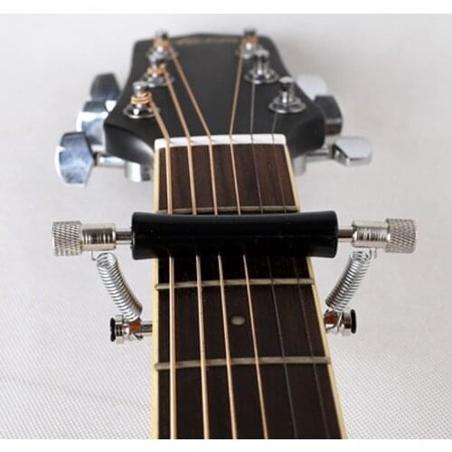 Guitar Capo Zinc Alloy Metal Guitar Transposing Sliding Moving Capo Guitar Accessories For Electric Guitars/acoustic Guitars