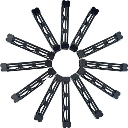 City Accessories Black Pillars High-tech MOC Support Stent Column bulk Brick Construction Military Building Block 95347