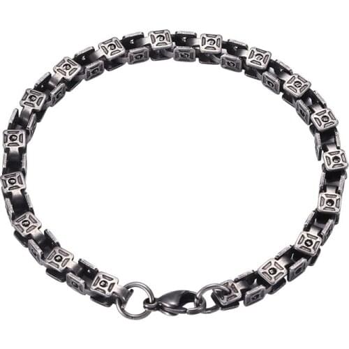 Trendy Design Chain Bracelet For Men Stainless Steel Bracelets Male Gift Wholesale GS0080