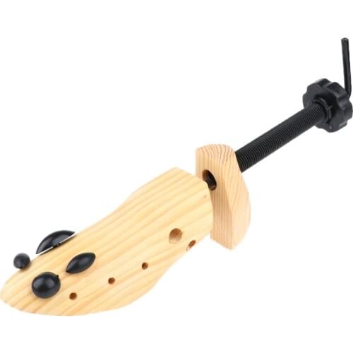 Wood Women Men Adjustable Shoes Stretcher Shaper Tree Two Way Boot Stretcher