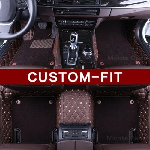 Customized Luxury high quality floor mat for BMW Z4 E85 E89 coupe convertible I8 6 series E63 E64 F06 F12 F13 M6 carpet liners