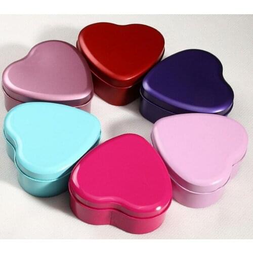 Love Heart Tinplate Candy Boxes Wedding Unique Party Usage