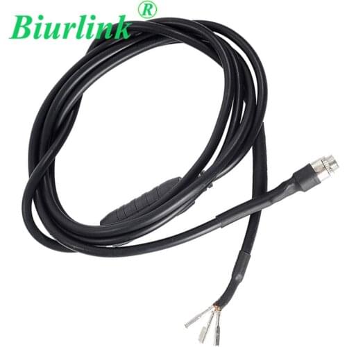Biurlink Auto DIY 3.5mm Jack AUX Audio Adapter Cable For BMW E60 E63 5 6 Series 550i 520d 525d 530xd 535d