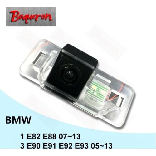 BOQUERON for BMW 1 E82 E88 07~13 3 E90 E91 E92 E93 05~13 HD CCD Night Vision Reverse Parking Backup Camera Car Rear View Camera