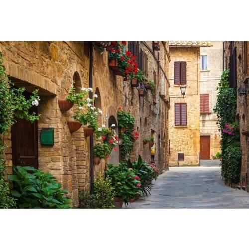 JMINE Div 5D Europe medieval Country House vintage Street Full Diamond Painting kits art Scenic 3D paint by diamonds