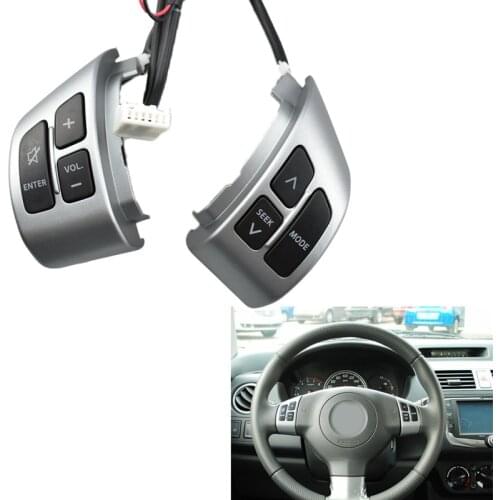 Steering Wheel Button Switch Audio Volume Bluetooth Phone Media Control Button Switch for Suzuki SX4 Swift 2006-2013