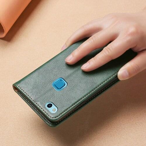Leather Case on For Coque Huawei P10 Lite Case Magnetic Flip Stand Phone Case for Huawei P10 Lite Cover Fundas Phone
