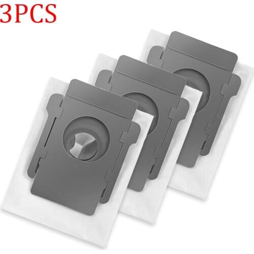 3PCS Replacement Dust Bags for iRobot Roomba i7 i7+/Plus E5 E6 Robot Vacuum Cleaner Filter Bags Parts