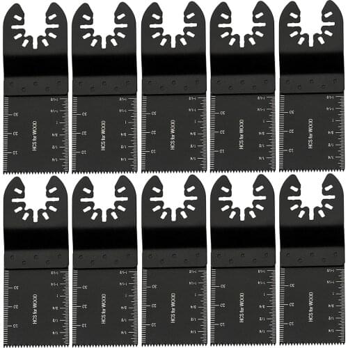 10PCS Multifunctional Saw Blade Professional Wood Cut Universal Oscillating Multi Tool Saw Blade for Renovator Power Tool
