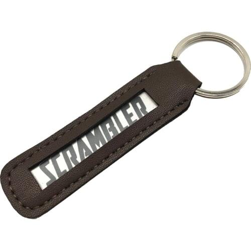 Motorcycle Key Chain Key Ring Keyring Leather Keychain Fashion fits For DUCATI SCRAMBLER 1100 350 450 800 Motorcycle Accessories