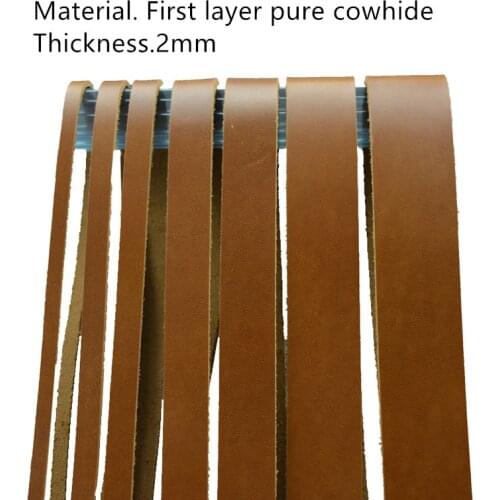 The First Layer Of Oil Wax Cowhide Strips Cowhide Bracelet Necklace Rope Clothing Accessories Leather Sweater Chain Pendant Rope