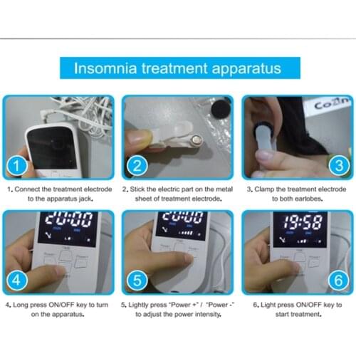 Professional CES Insomnia machine with the sleep helper features sleep therapy timer device enjoy midnight