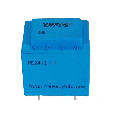 YHDC PE2412-I Power 0.5VA Input 230V Output 24V Encapsulated Transformer PCB Welding Transformer