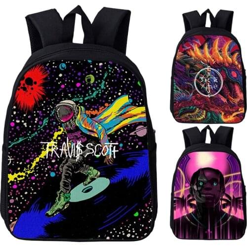 TRAVIS SCOTT ASTROWORLD Backpacks TRAVIS SCOTT Mochila School Bags Teenage Girls Boys Kids Rugzak Plecak Pink Travel Bag Pack