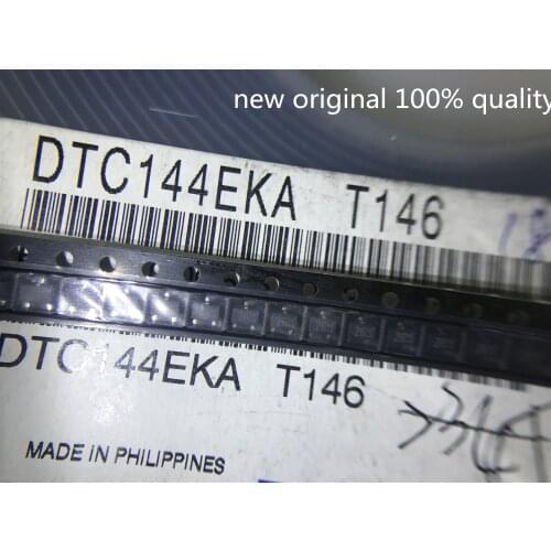 20PCS new original DTC144EKAT146 DTC144EKA-T146 ( code:26 ) Trans Digital BJT NPN 50V 100mA 3-Pin SMT T/R