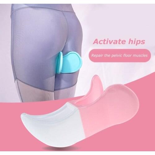 Hip Exerciser Butt Clip Lavatory Postpartum Rehabilitation Pelvic Floor Hip Trainer Muscle Inner Thigh Exerciser Strengthening