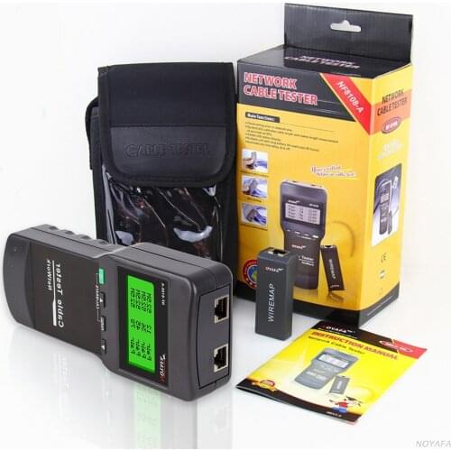 NOYAFA NF-8108A Network LAN Cable Tester Meter Cat5 Phone RJ45 RJ11 BNC Cat5E/ 6E UTP STP