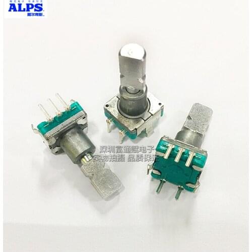 Japan ALPS encoder EC11E15244C2 360 degrees rotate 30 bit 15 pulse code switch 19 half axis