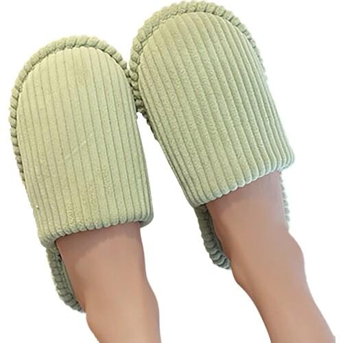 Winter Furry Warm Shoes Women Men Slides Indoor Wooden Floor Soft Slippers Female Couple Fur Slides Fashion Home Warm Slippers