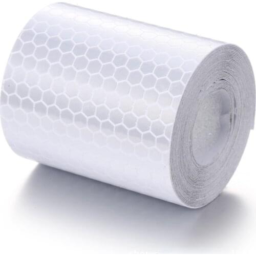 1 Roll Car Reflective Warning Tape Sticker Road Safety Reflective Tape for Bicycle Passers Protection Tape 100cmx5cm