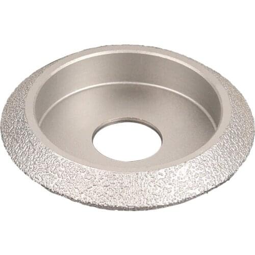 1pcs 75x20mm V-shaped Grinding Weel 46Grit Sharpening Slotting Tool for Trimming Marble Stone Glass Diamond Grinding Grinder