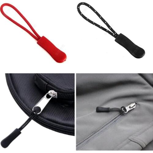 10/20pcs Zipper Puller End Fit Rope Tag Fixer Zip Cord Tab Replacement Clip For Broken Buckle Travel Bag Suitcase Tent Backpack