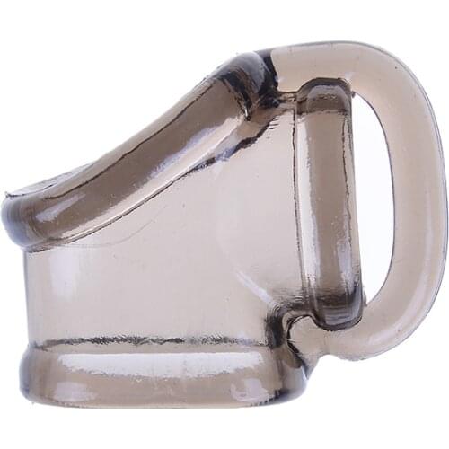 2styles Male Scrotum Ring Chastity Belt Cock Ring Penis Ring Sex Toy Cock Testis Restraint Cockring Ball Stretcher Penis Sleeve