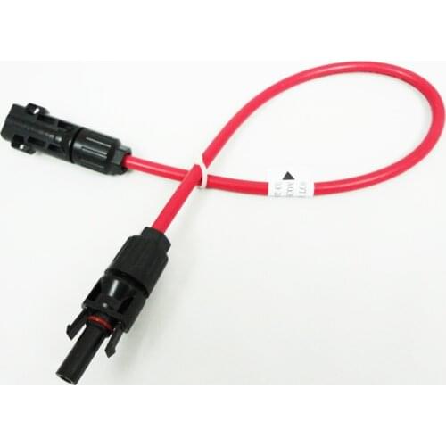 50 PCS /Lot 4mm2 1 Meter 12AWG Solar Extension Cable With SOLAR Connectors Male Female