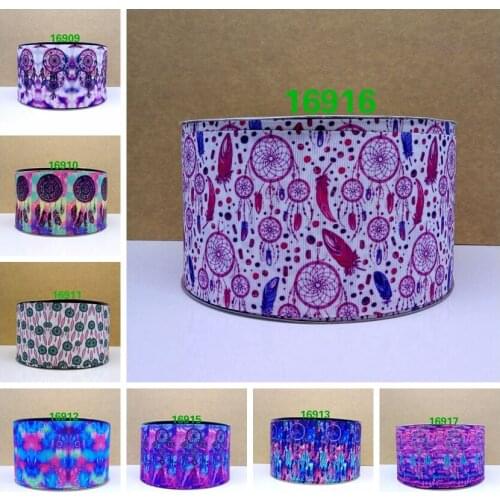 Free shipping 50 yard cartoon printed grosgrain ribbon 16916