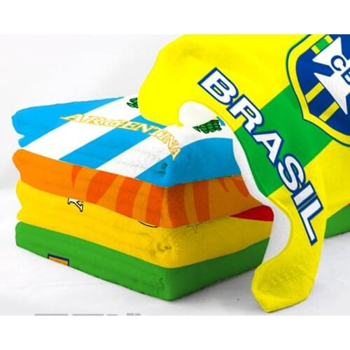 Football Sports Towel European National Team Portugal Netherlands Home Wash Face Towel Fan Supplies Football Memorabilia