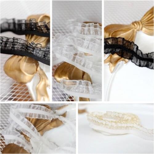 Hot sale Lace accessories/doll many different stretch lace ruffles lace D0203