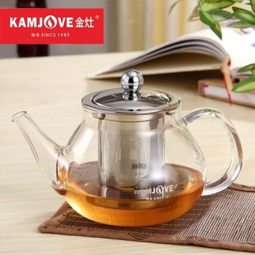 [GRANDNESS] Kamjove A-11 Heat Resistant Clear Glass Teapot with 304# Stainless Steel Infuser 700ml Kamjove tea pot teapot