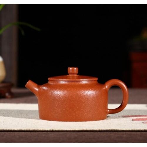 Pear skin wang fang zhu DE clock are recommended mud all hand pot teapot specials lettering company logo watermark logo