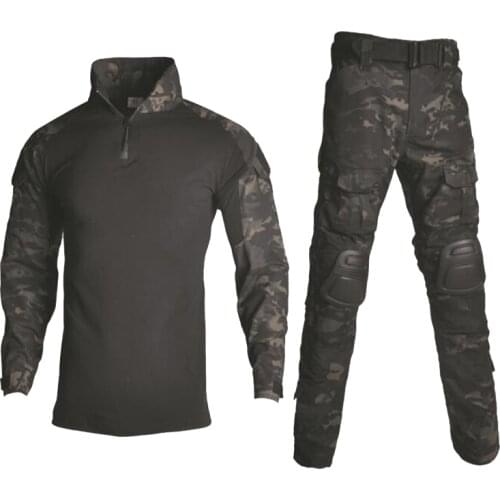 Outdoor Camouflage Tactical Ghillie Suit Camouflage Hunting Clothes Shirt + Pants Sniper Military Army Combat Uniform