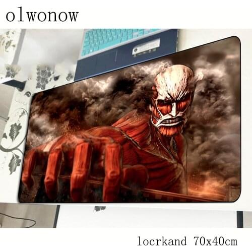Attack on titan mouse pad 70x40cm hot sales mousepads best gaming mousepad gamer High-end personalized mouse pads keyboard pad